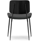 Set da pranzo 5 pezzi - Tavolo in legno di mango da 42" e 4 sedie in similpelle, 4 posti