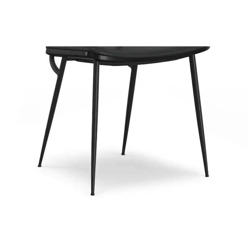 Set da pranzo 5 pezzi - Tavolo in legno di mango da 42" e 4 sedie in similpelle, 4 posti