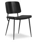 Set da pranzo 5 pezzi - Tavolo in legno di mango da 42" e 4 sedie in similpelle, 4 posti