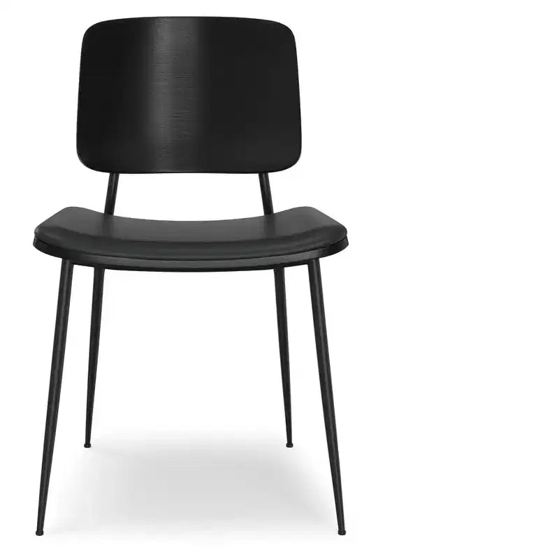 Set da pranzo 5 pezzi - Tavolo in legno di mango da 42" e 4 sedie in similpelle, 4 posti