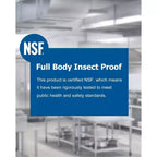 Tavolo da preparazione in acciaio inossidabile per lavori pesanti certificato NSF - Scaffale regolabile, 30x18, Cucina e Garage