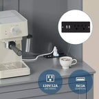 Dispensa da 63'', Nero/Grigio/Bianco, 2 ante con cassetto e ganci, per 1 persona