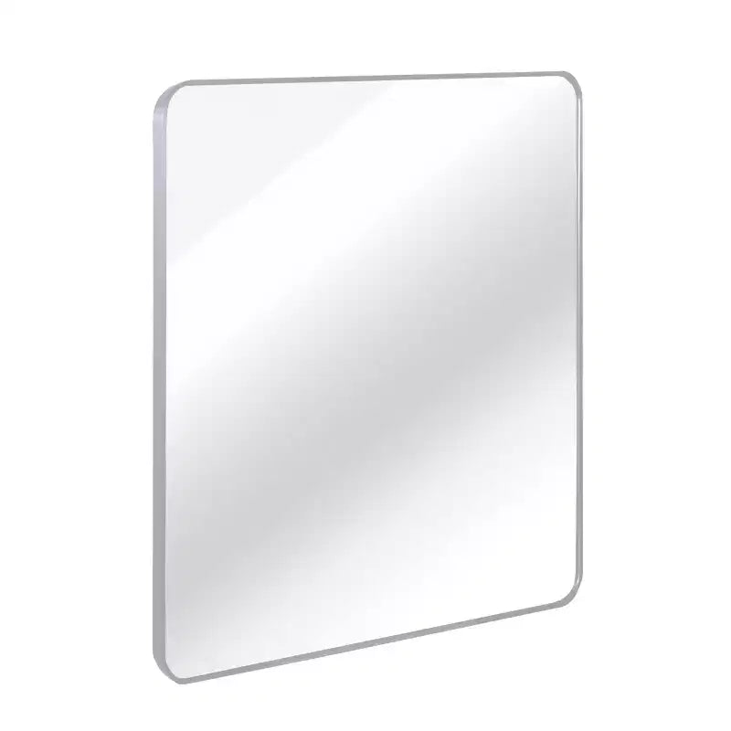 Specchio da Parete Quadrato – Oro/Argento, Cornice Metallica, 30" o 36", Singolo