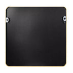 Specchio da Parete Quadrato – Oro/Argento, Cornice Metallica, 30" o 36", Singolo