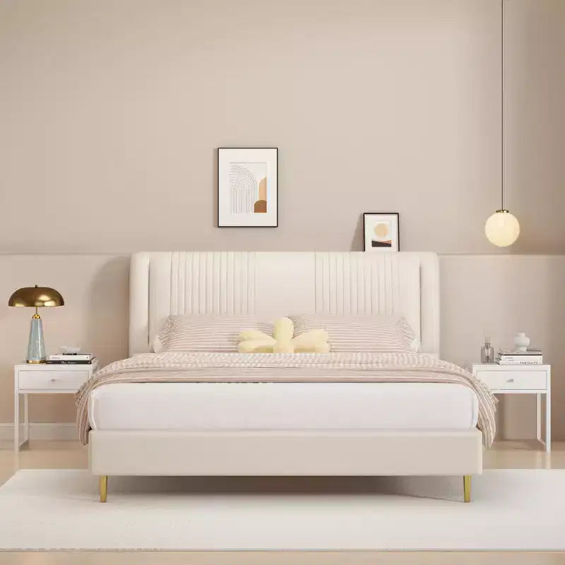 Comodino Rettangolare Bianco, Singolo