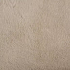 Pouf rotondo Gracelina crema - Capacità 125 kg, 100% poliestere, Prodotto negli USA