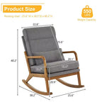 Divanetto imbottito in ecopelle stile Mid-Century Modern da 78,5 pollici, divano a 2 posti