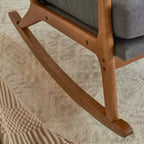 Divanetto imbottito in ecopelle stile Mid-Century Modern da 78,5 pollici, divano a 2 posti