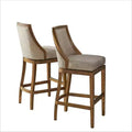 Set of 2 Ellie Bar Height Stools with Back - Alaterre Furniture